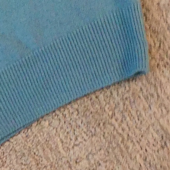 Elisabeth Williams Soft Teal color Sweater size Lg - Picture 2 of 7